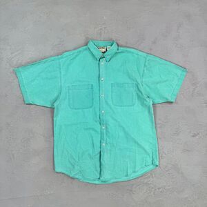 Vintage 1990s Garage Short Sleeve Button Up Shirt Men's Large